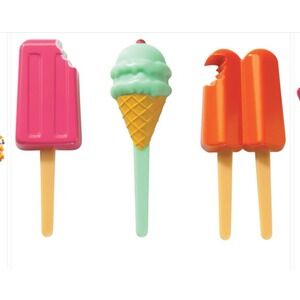NIB Decopac 144 ct Cool‎ Treats Popsicle Cupcake Toppers Party Favors Cake Decor